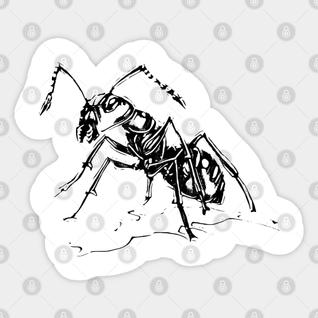 Ant Sticker by Nimmersatt